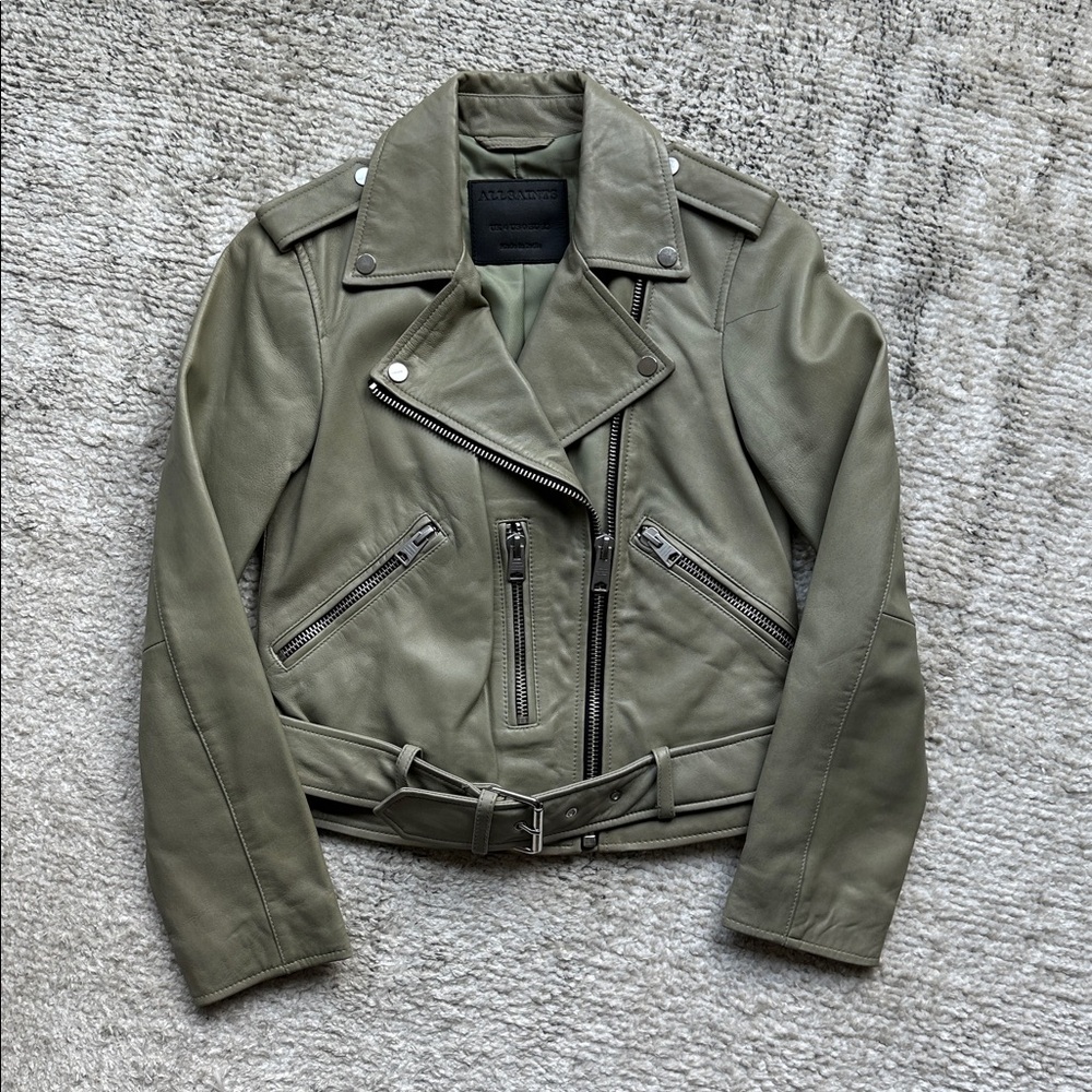 AllSaints Balfern Leather Biker Jacket